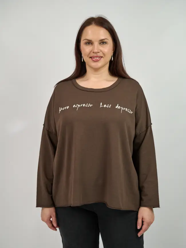 Лонгслив Италия 6422 Размер 50-58 фото 1