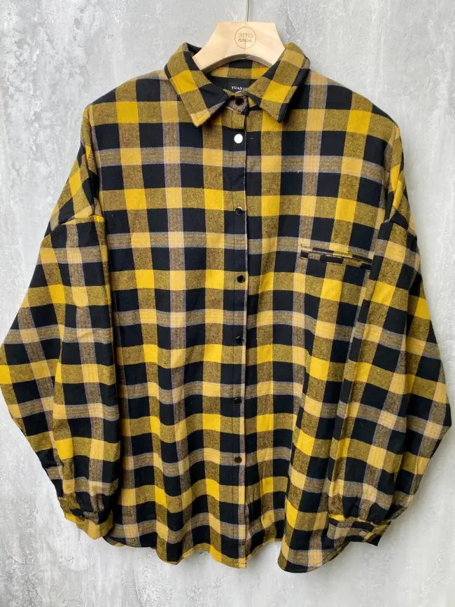 Клетчатая рубашка фото 4