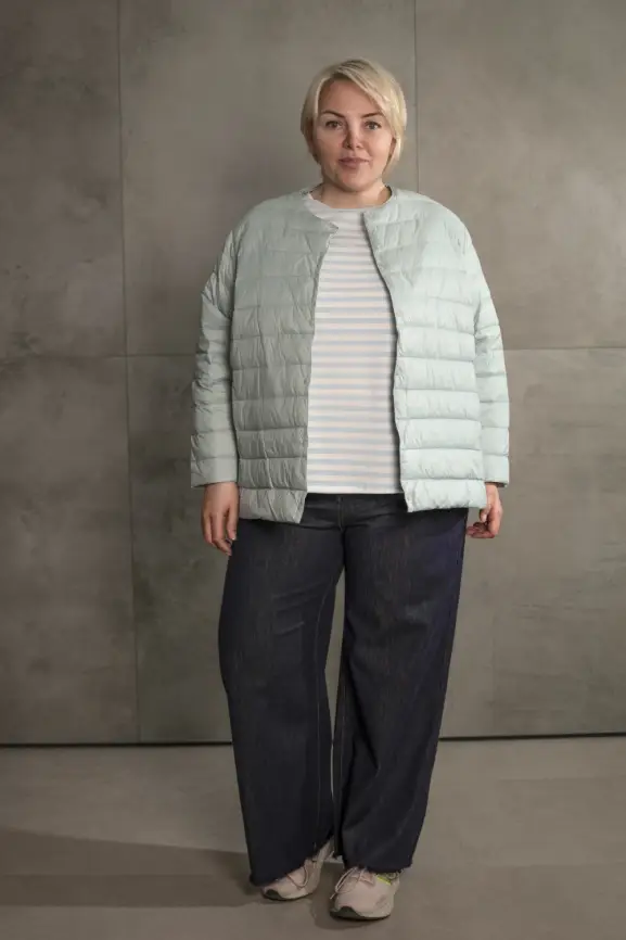 Легкая пуховая куртка 8802 фото 165