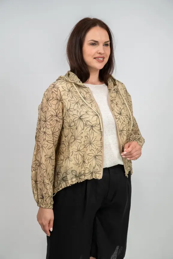 Ветровка-пыльник на молнии 9182 фото 37