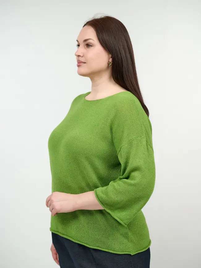 Джемпер облегченный ЭттоПлюс 25107-1 Размер 50-58 фото 6