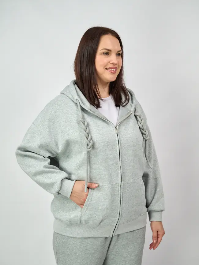 Худи зип оверсайз 505 фото 90