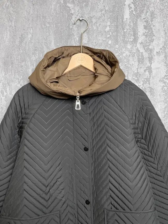 Пальто стеганое 76809 Размеры 52-58 фото 2