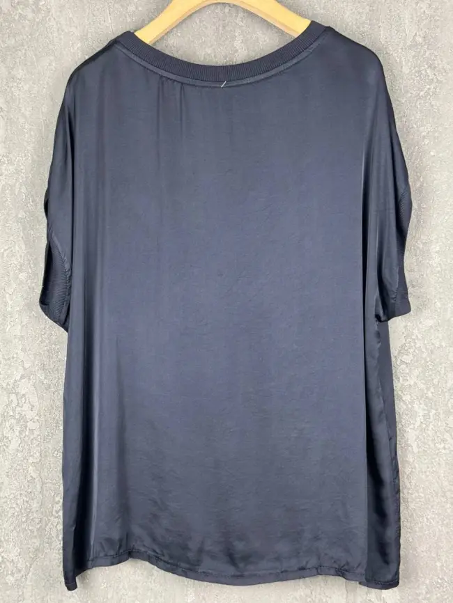 Блуза атлас 23063 Италия фото 3