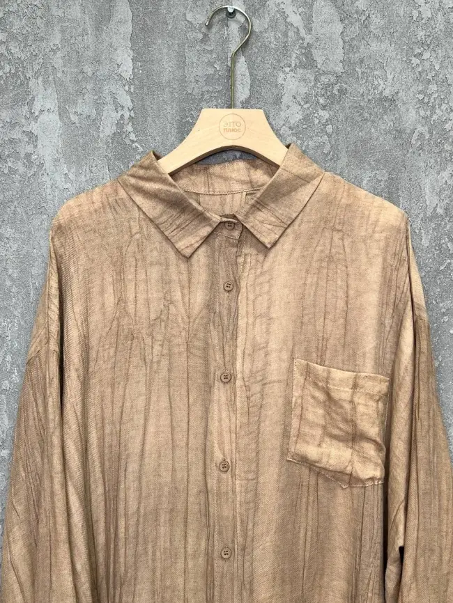 Рубашка-кардиган 2508 фото 3