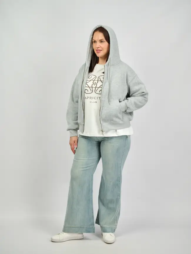 Худи зип утепленное 10 Размер 46-54 фото 56