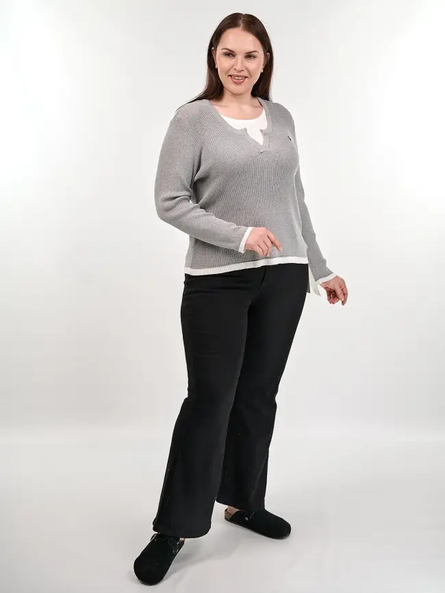 Джинсы клеш Бэст 36025 фото 18