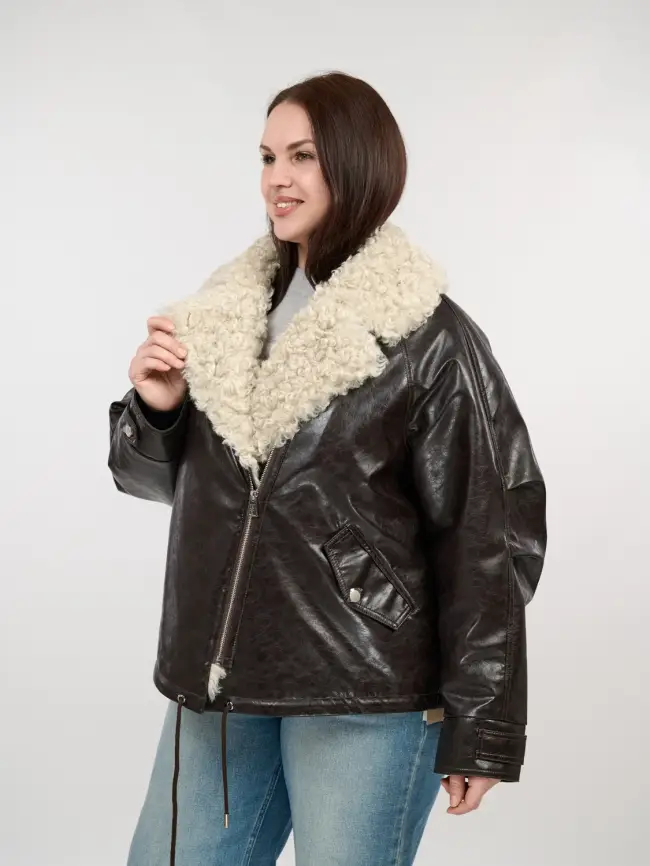 Дубленка 881801 Размер 54-58 фото 10