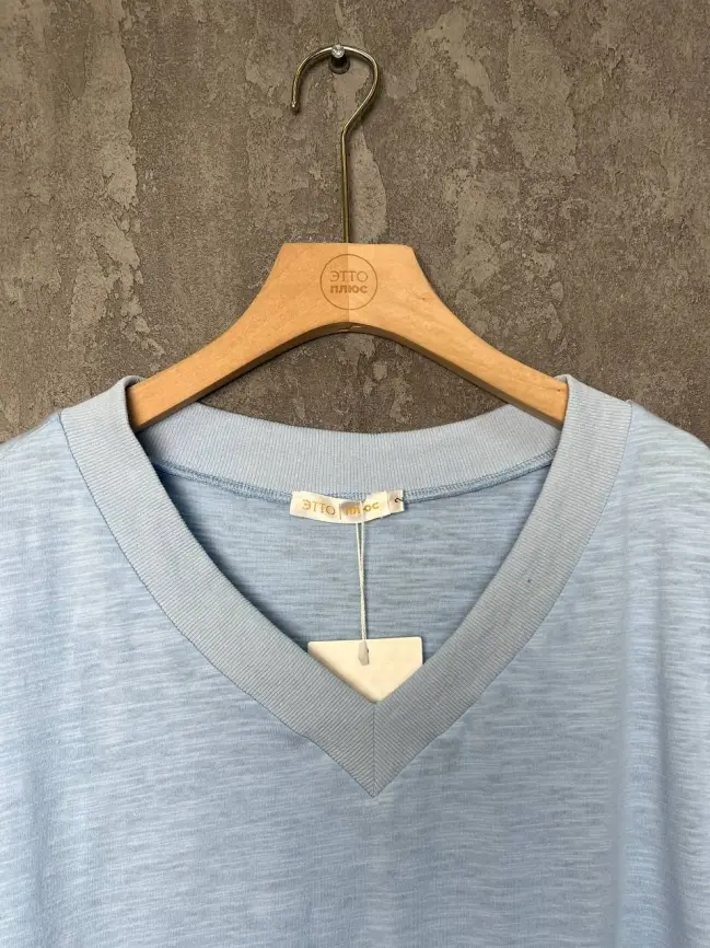 Футболка с v-вырезом ЭттоПлюс 039 фото 20