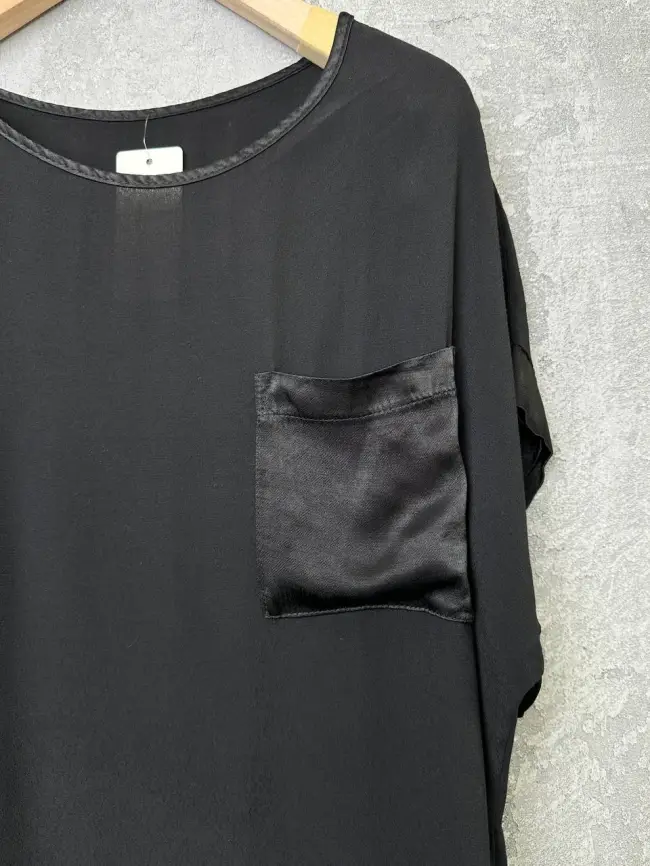 Блуза с карманом 23057 фото 4