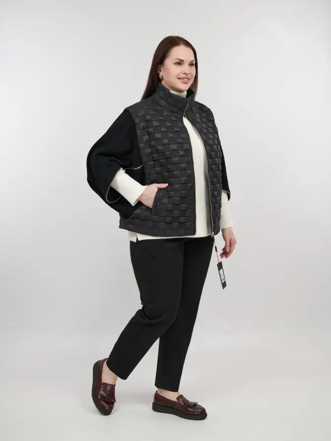 Пончо 2613 Размеры 50-58 фото 6