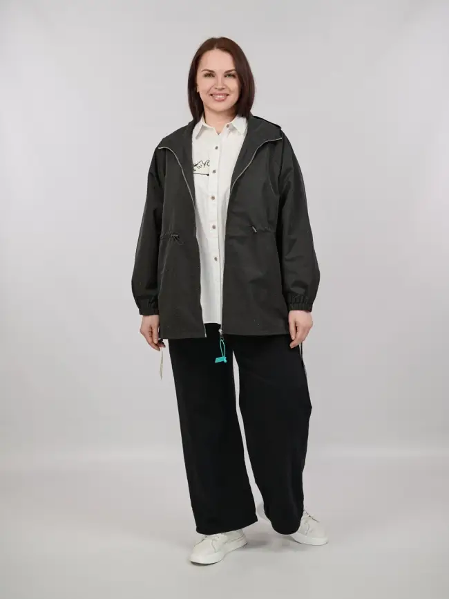 Ветровка со стразами 1633 Размер 50-58 фото 5