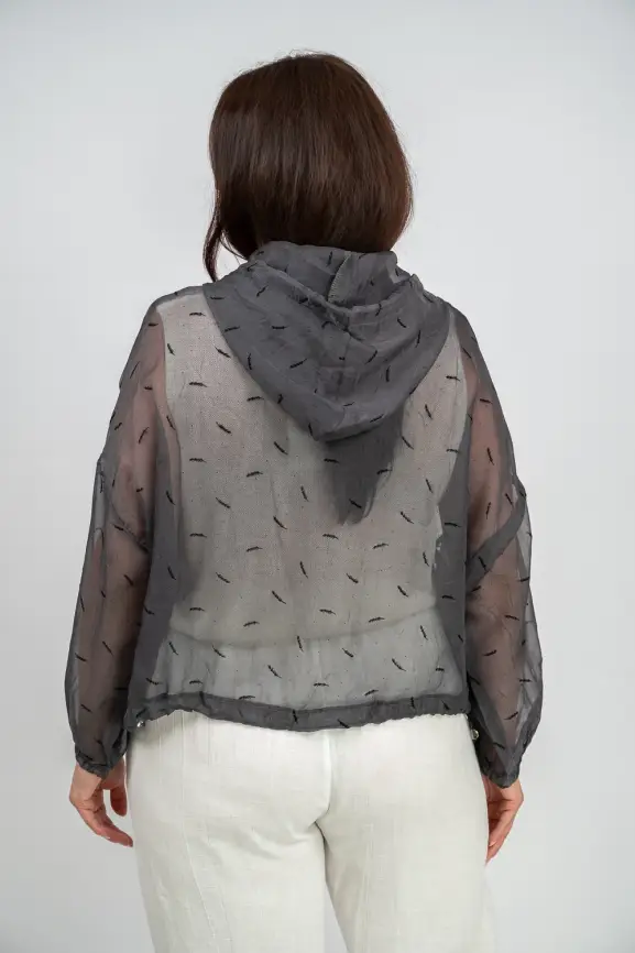 Ветровка-пыльник с принтом 6717 фото 6