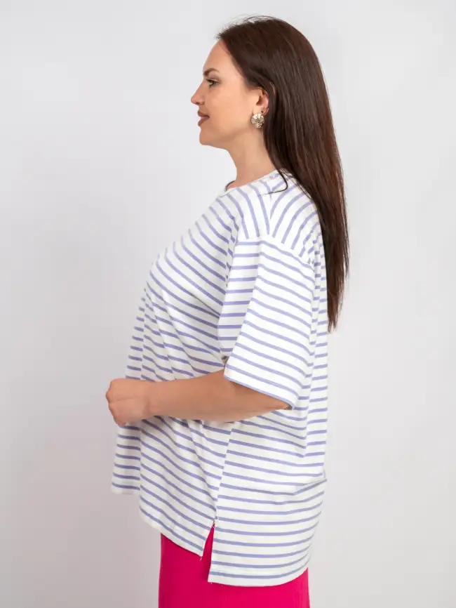 Футболка в полоску ЭттоПлюс 034 Размер 50-58 фото 66