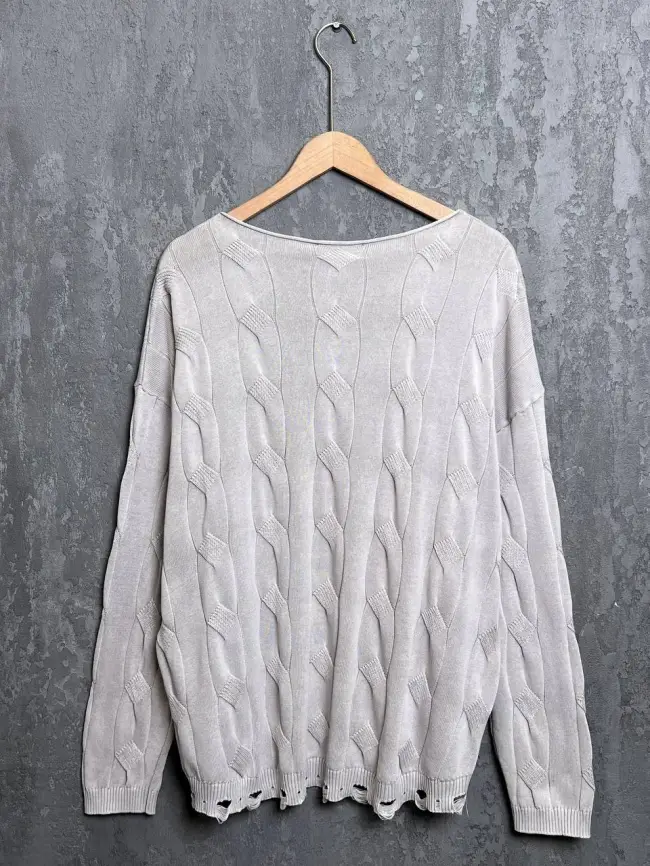 Джемпер Италия с круглым горлом 3388 Размер 50-58 фото 50