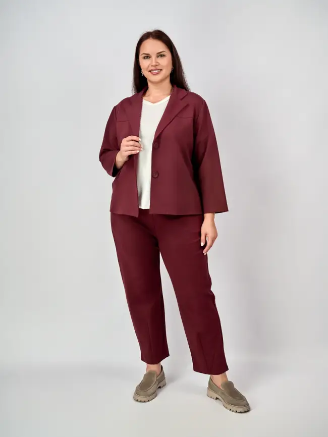 Брюки 33494 ЭттоПлюс размеры 52- 58 фото 54