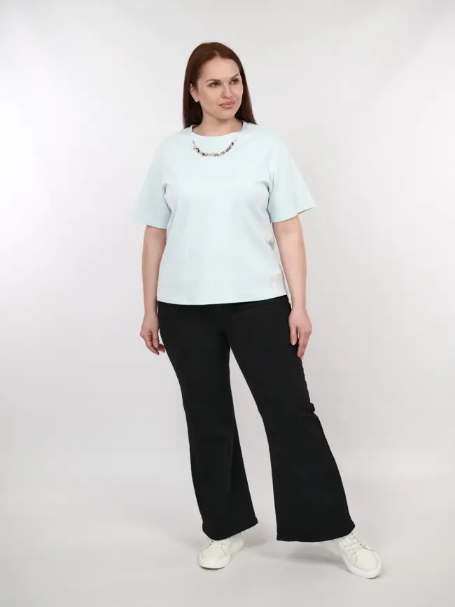 Джинсы клеш Бэст 36025 Размер 50-54 фото 29