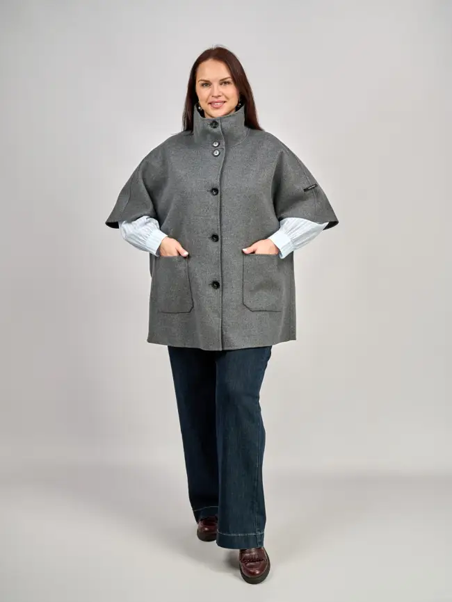 Пальто шерсть 0718 Размер 50-58 фото 23