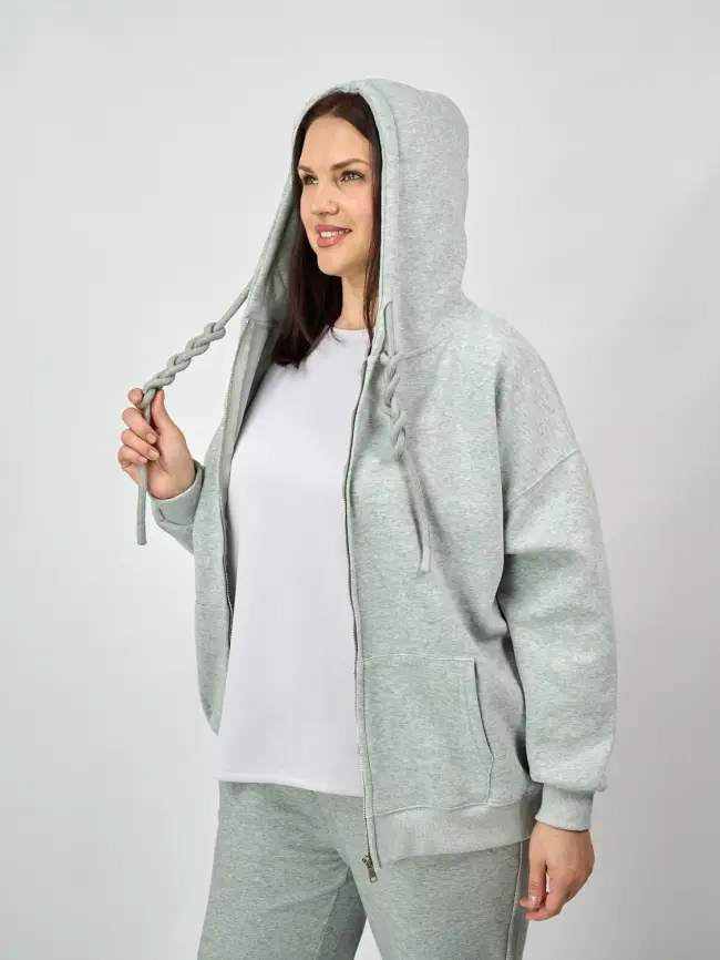 Худи зип оверсайз 505 фото 89