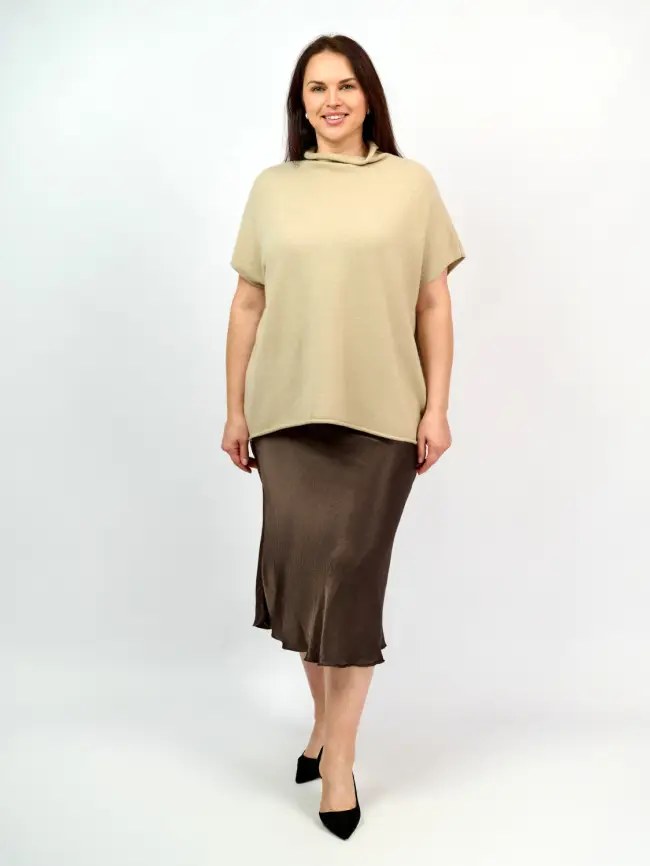 Юбка атлас 9298-1 Размер 48-56 фото 90