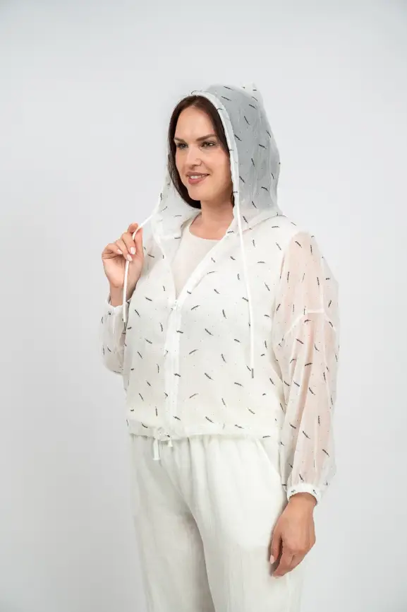 Ветровка-пыльник с принтом 6717 фото 32