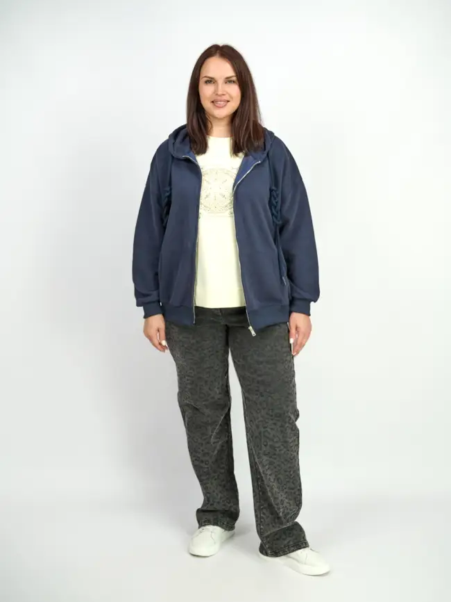 Худи зип оверсайз 505 фото 54