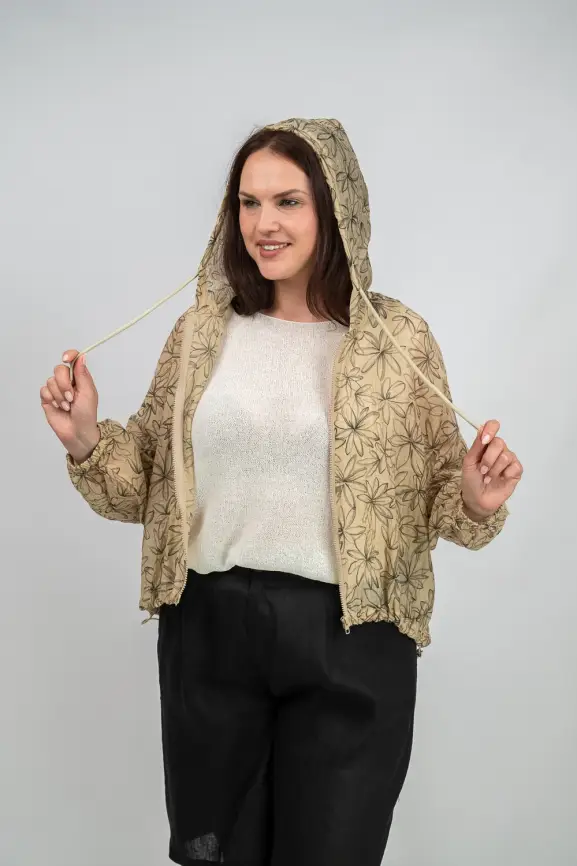 Ветровка-пыльник на молнии 9182 фото 38