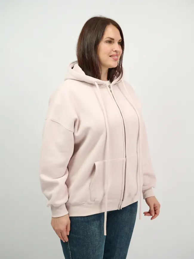 Худи зип утепленное оверсайз размер 50-58 506 фото 37