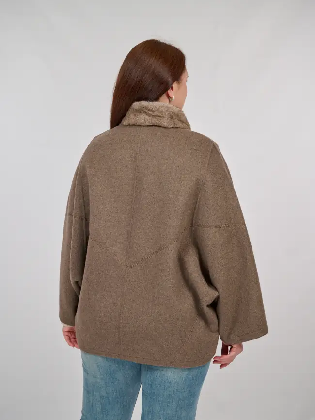 Пальто кашемир 082 Размеры 48-60 фото 6