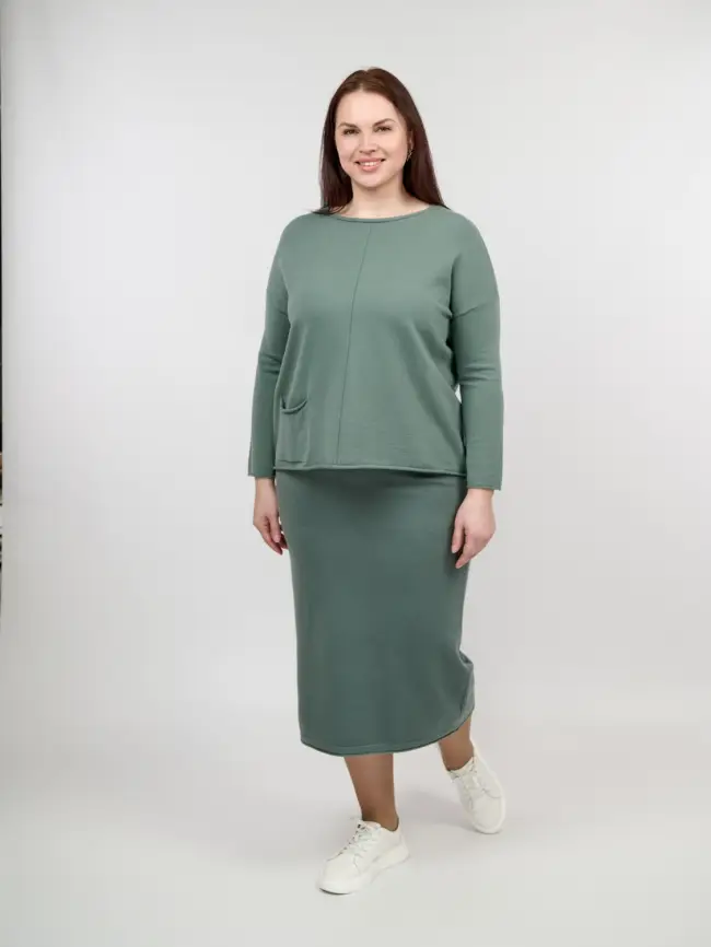 Джемпер ЭттоПлюс 1235 Размер 48-56 фото 77