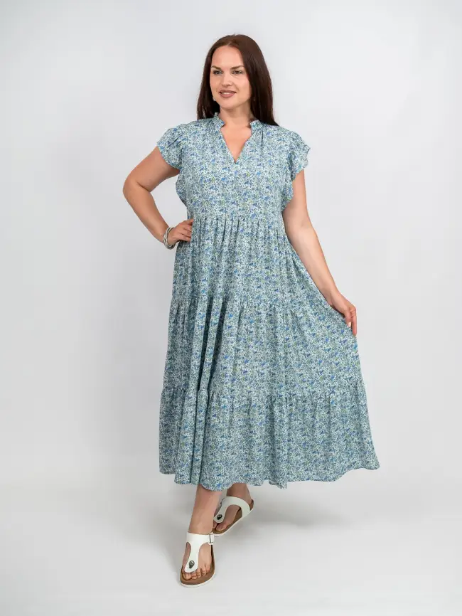 Платье ЭттоПлюс 34186 размер 54- 58 фото 4