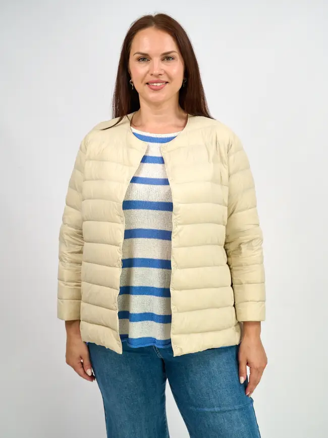 Легкая пуховая куртка 8802 фото 76