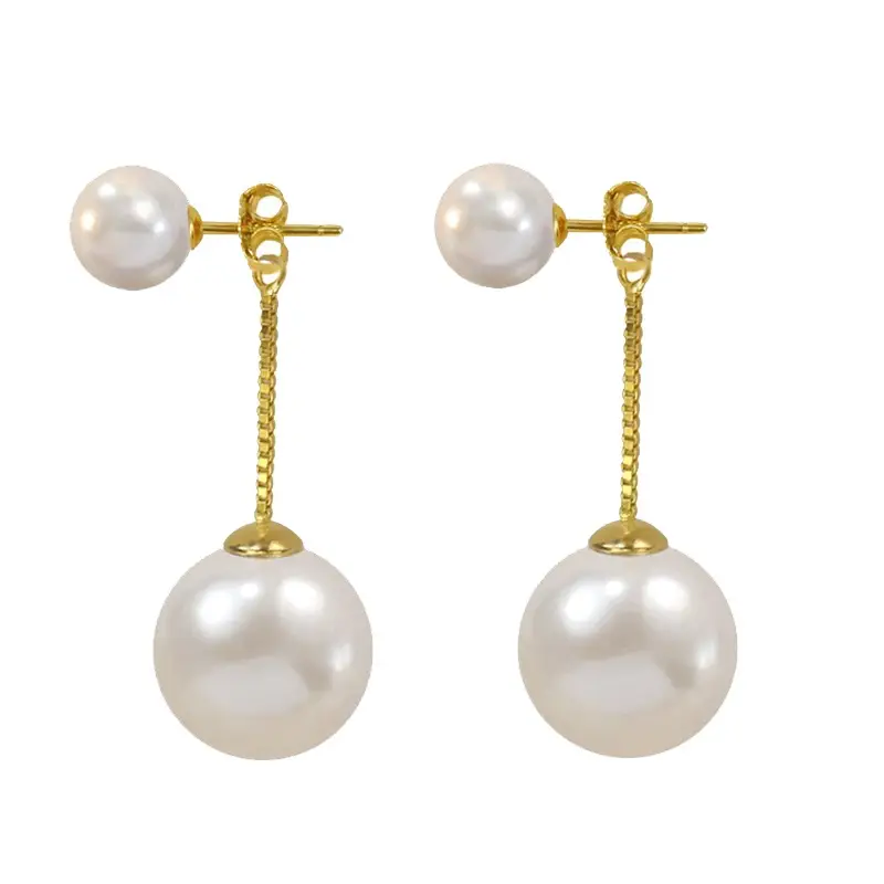 Серьги-трансформеры Жемчужные Б0061 фото 3