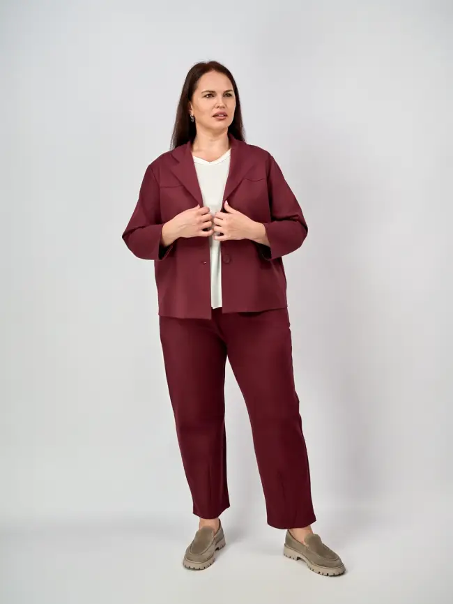 Брюки 33494 ЭттоПлюс размеры 52- 58 фото 50