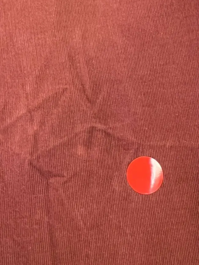 Палаццо вельвет 9925 Размер 48-54 (терракот) Уценка фото 2