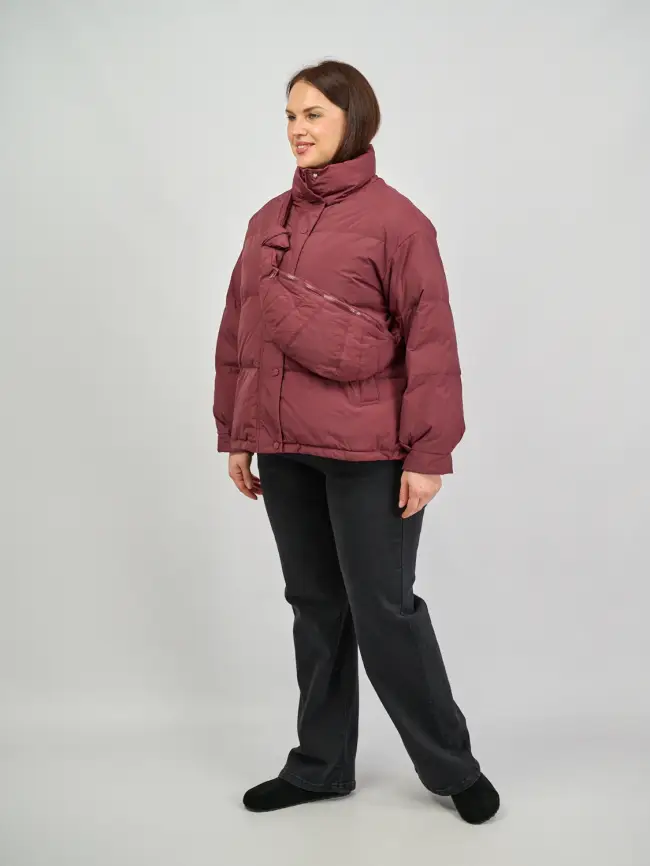 Куртка+сумка 52-56р 5004 фото 15