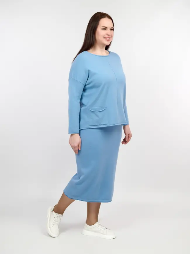 Джемпер ЭттоПлюс 1235 Размер 48-56 фото 37