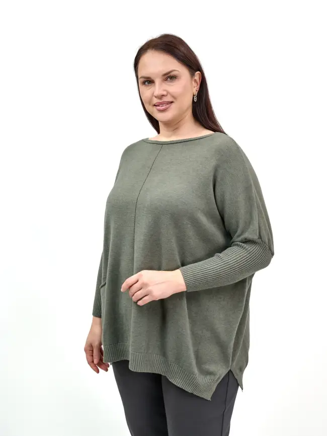 Джемпер 1444 Италия Размер 50-58 фото 149