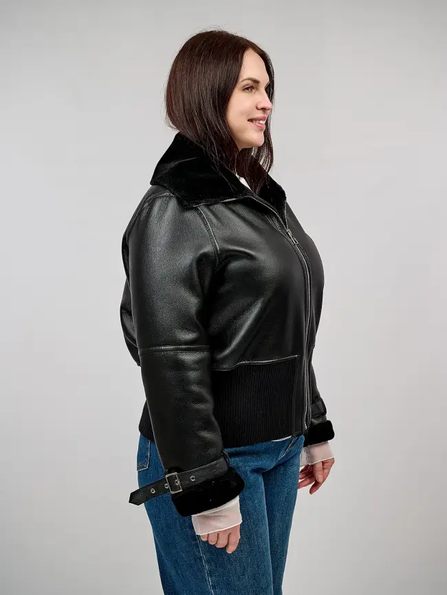 Дубленка 18702 Размер 48-52 фото 11