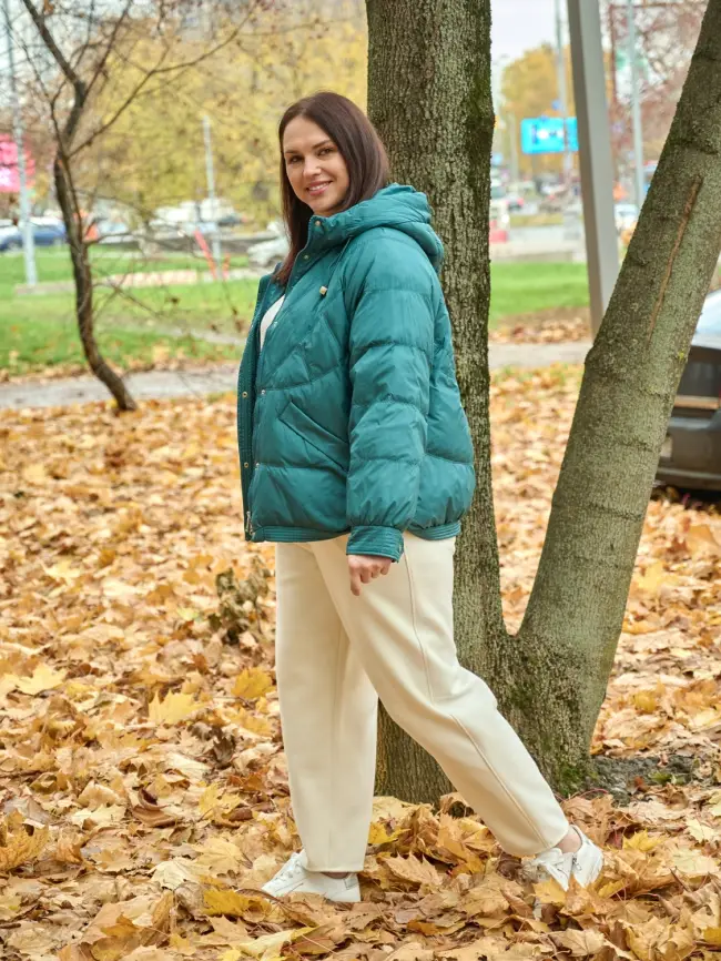 Пуховая куртка ЭттоПлюс 2553 Размер 48-52 фото 161