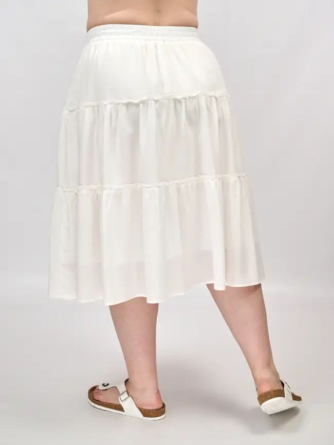 Юбка ярусная 1167 размер 48- 54 фото 5