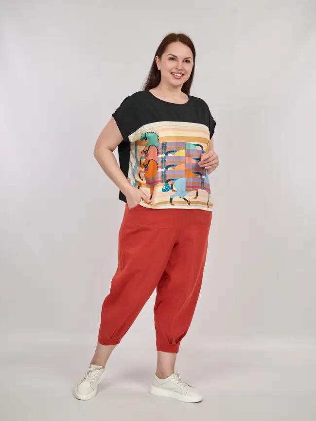 Брюки 7/8, арт. 616 Размер 50-56 фото 3