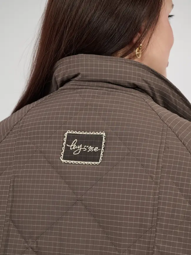 Пуховое пальто 61010 Размер 50-56 фото 24