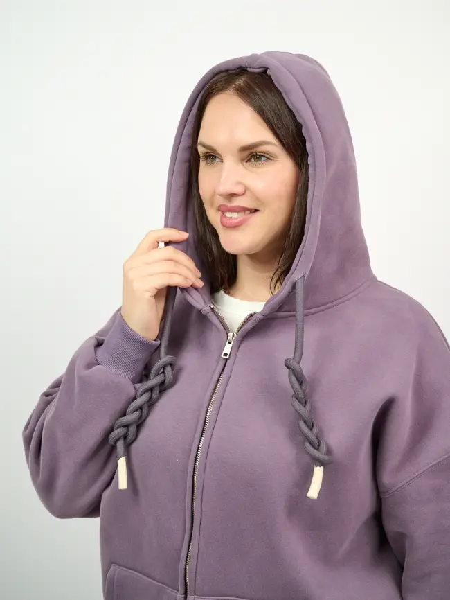 Худи зип утепленное оверсайз размер 50-58 506 фото 174