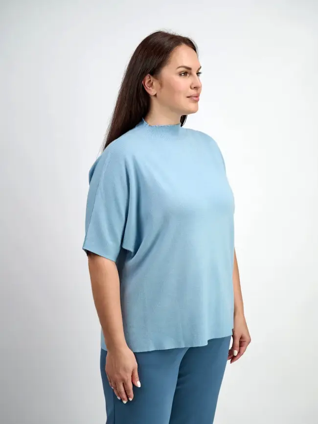 Джемпер короткий рукав ЭттоПлюс 707 Размер 50-58 фото 91