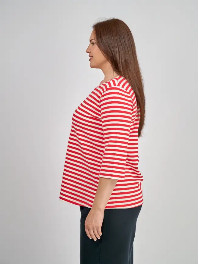 Лонгслив тельняшка ЭттоПлюс 33492 Размеры 52-58 фото 16