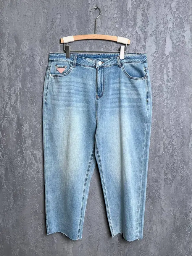 Джинсы 7/8, арт.582 Размер 56-58 фото 4