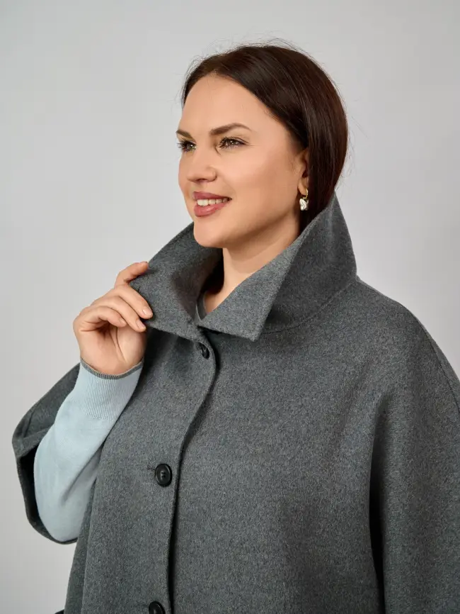 Пальто шерсть 0718 Размер 50-58 фото 26