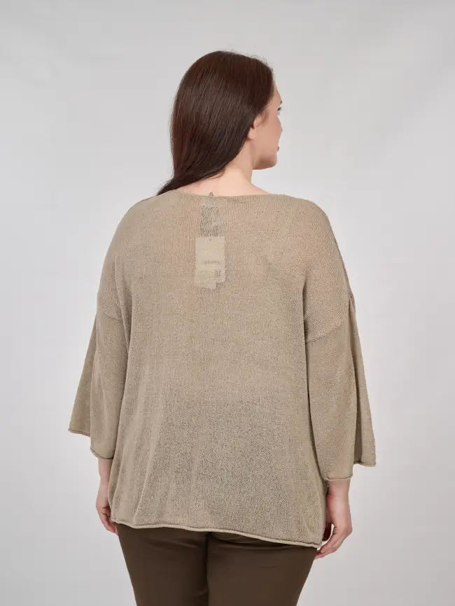 Джемпер облегченный ЭттоПлюс 25107-1 Размер 50-58. фото 76