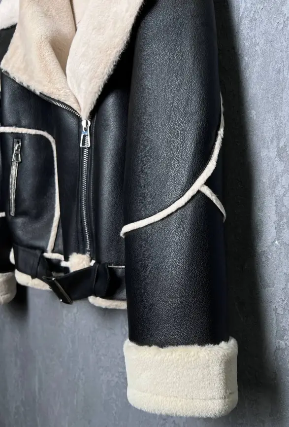 Дубленка авиатор 12105 Размер 46-52 фото 24